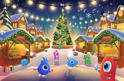 Variphy - Holiday illustration 2dart branding characterdesign design illustration ui vector