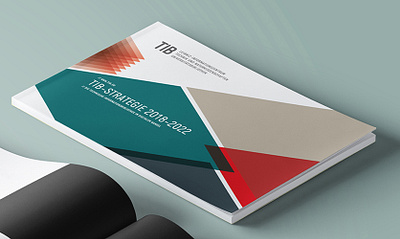 Corporate Design Update TIB annual report branding corporate design corporate design update design editorial editorial design graphic design print strategy report visual identity yearbook