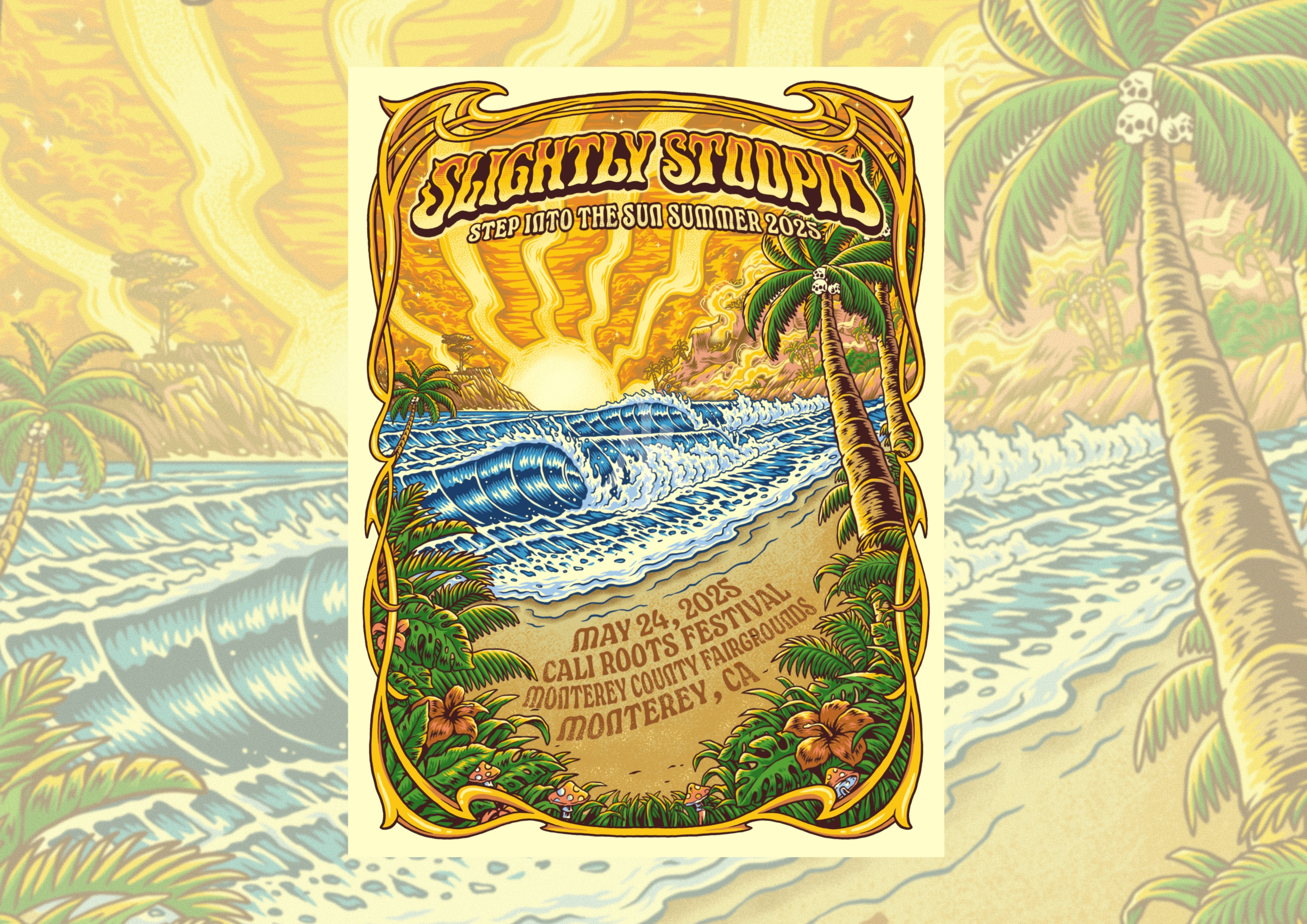 Example of Gig Poster Illustration 