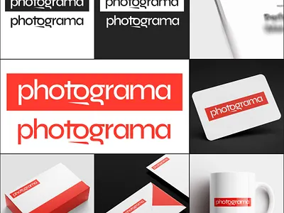 Photograma | Lens-Inspired Wordmark branding concept design graphic design logo typography