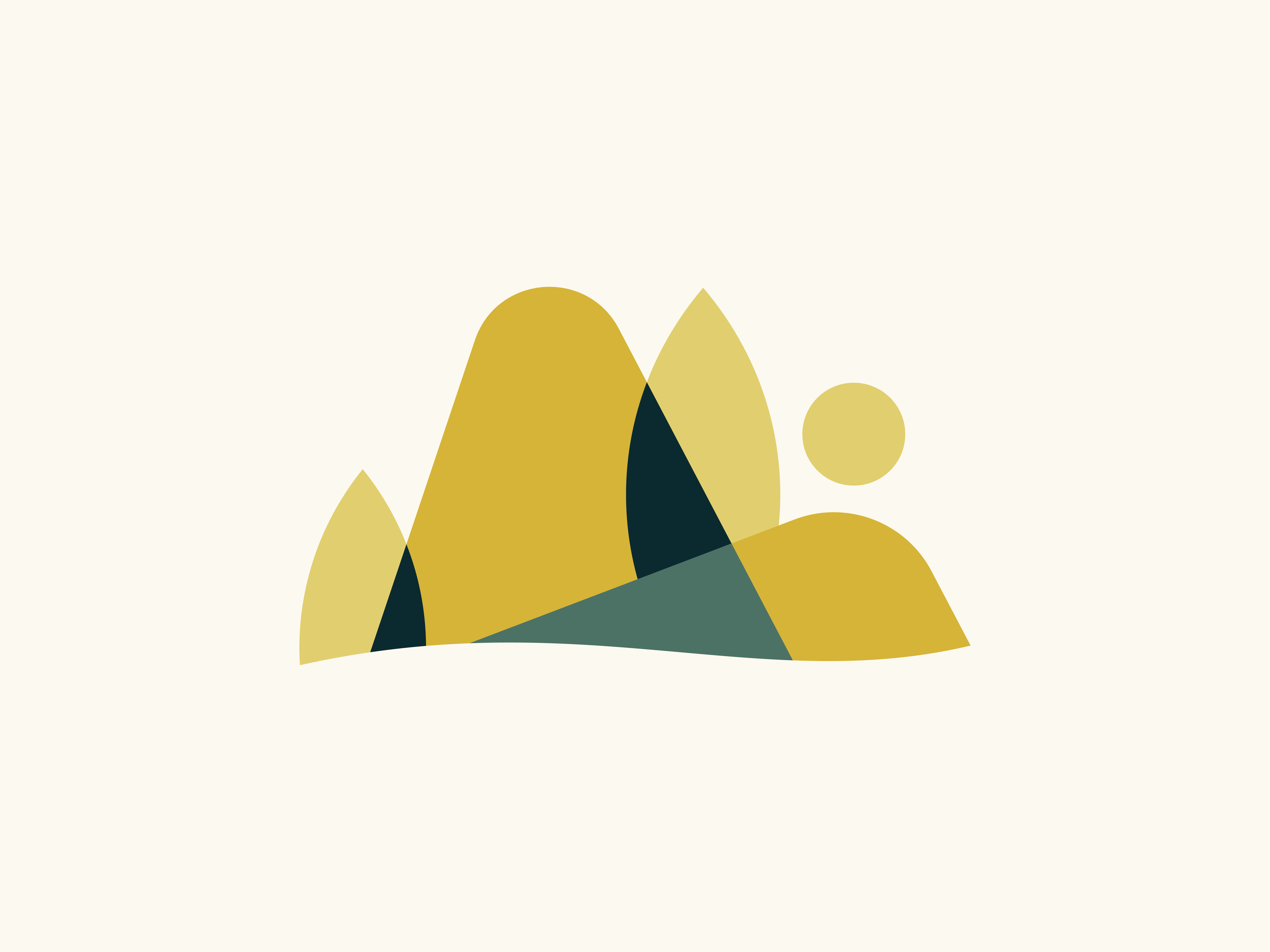 An Infusion of Wildwood abstract adobe animation blue brandidentity branding drink illustration ilustration logo logodesign mountian muti shapes trees yellow