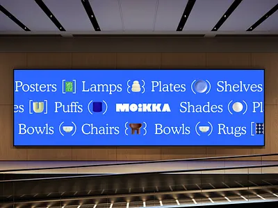 OOH - Moikka ads brand branding ecommerce exploration ooh out of home pattern typography