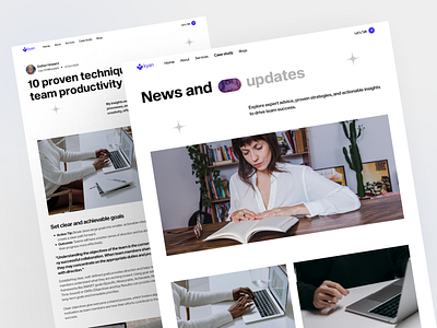 Blog Page - Designer Portfolio Website🎨 app design blog page blog page design branding clean design designer portfolio illustration minimal ui ui ux design ui ux design agency ui ux designer ux ux design web design website design website design agency