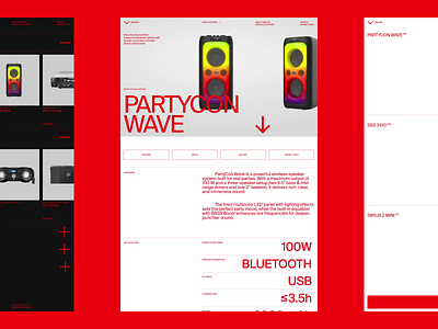 AI Landing page web design screens overview ✦ Sencor Audio ai animation design interaction landing page motion graphics service site startup ui ux web design website