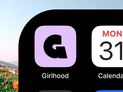 Girlhood Icon app app icon brand community exploration icon logo mark