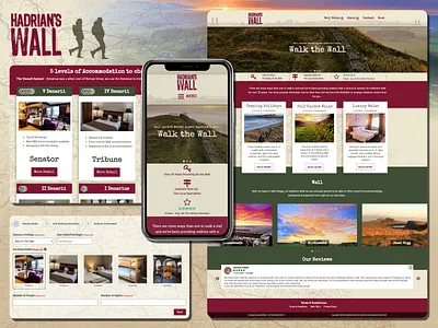 Walk The Wall branding logo design ui web design