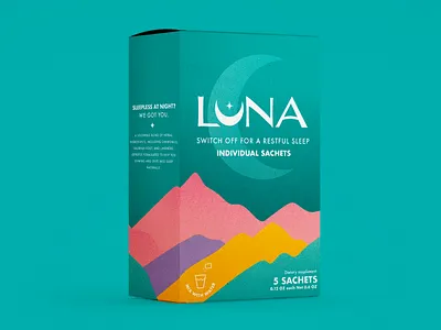 Luna Packaging Design graphic design layout design logo pack design packaging typography