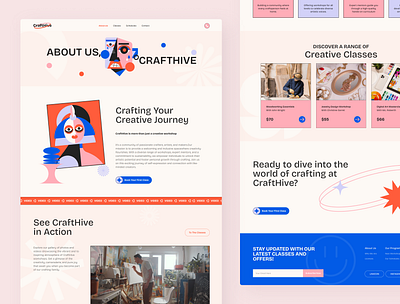 CraftHive About & Schedules Page – Creative Workshop Webflow about us business website creative agency creative workshop design inspiration digital ddesign modern website nocode responsive schedules ui design ui inspiration ui showcase ui trends uiux ux design web design webflow