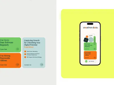 Creatives Data - Animation animation branding color data design graphic design logo motion motion graphics tech technology typography ui vector