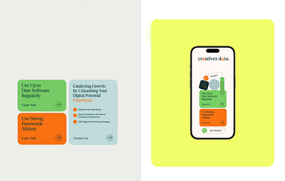 Creatives Data - Animation animation branding color data design graphic design logo motion motion graphics tech technology typography ui vector