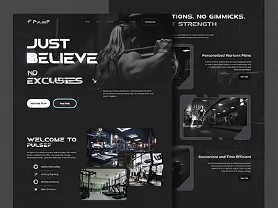 Fitness Website Design app design bodybuilding diet website figma figma design fitness fitness assistant fitness landing page design fitness website design gym website healthcare ui ux website design weightloss workout