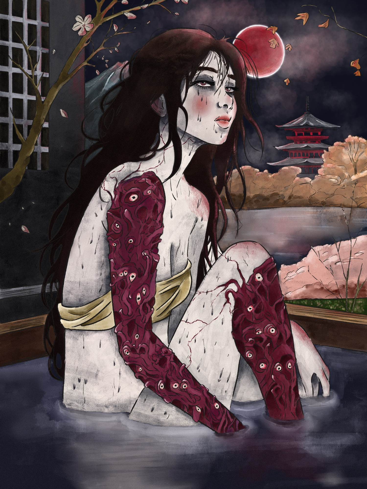 Cleanse artistportfolio characterillustration digitalpainting illustrationart kaoskin procreateart surrealart visualart