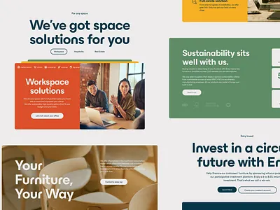 Enky Webdesign eccomerce furniture ui webdesign website