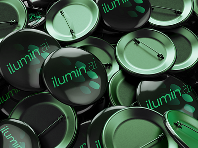 ilumin.ai branding design grafiko labs graphic design green logo logo minimal mockup mockup modern pin mockup premium mockup tech tech logo tech mockup