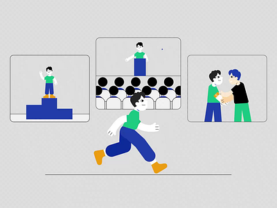 AI College Counselor Explainer Video 2d animation advice ai animated explainer animation artificial intelligent class college counselling counsellor cv explainer video illustration job mograph motion design motion graphics school therapy university