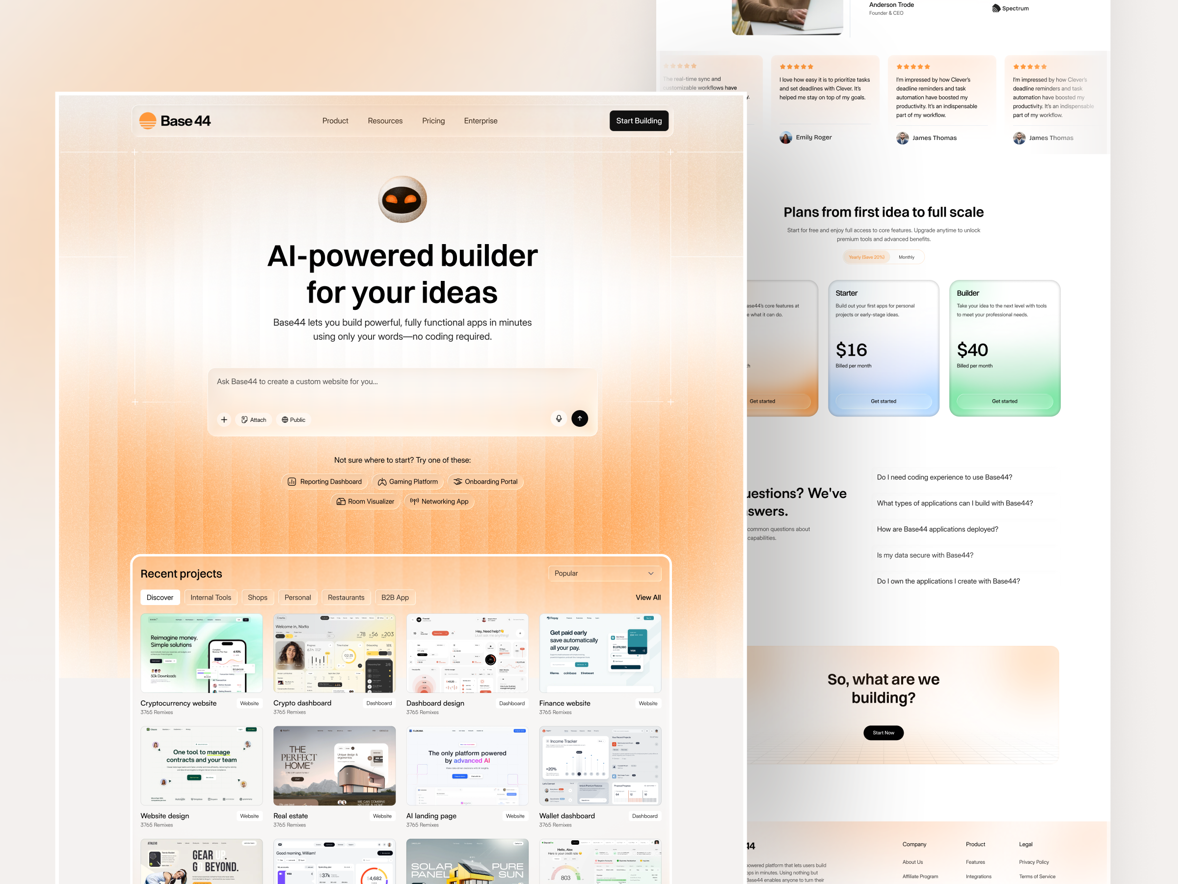 AI Website Builder – Effortless Website Creation with AI ai ai builder ai building ai chatbot ai landing page ai web ai web design ai website ai website builder builder dark mode landing page modern ui ui trends visual design web web design website builder landing page webtools