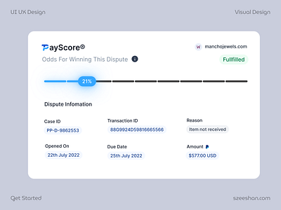 SaaS Payments Ecommerce UI Design ai saas ai saas design disputes ecommerce fintech payments paypal saas saas design ui ui design