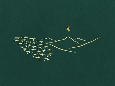 Solar d’Azeiteira · A Village, a Mountain & the Sun boutique hotel brand identity brand illustration engraved style gold illustration heritage brand hospitality branding illustration landscape illustration mountain landscape rural tourism rural village serra da lousã solar dazeiteira sun village illustration visual storytelling