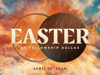 Easter Promo 2025 church design easter event graphic design