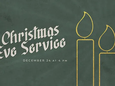 Christmas Eve christmas church design event graphic design