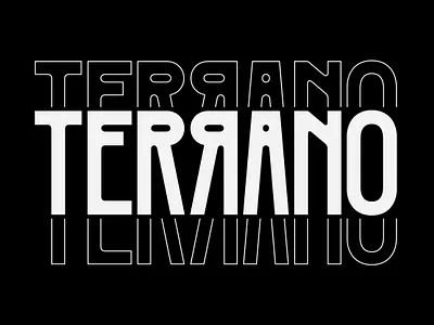 Terrano - Display Sans Serif Font brand identity branding design font free free font freebies futuristic font illustration industrial font logo modern font type type design typeface typography ui visual identity
