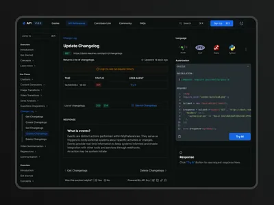 API Dashboard SAAS / UI & UX Design api black dashboard blackthemedesign burgas darkpattern product design api svetoslav vichev user interface dark visualdesign