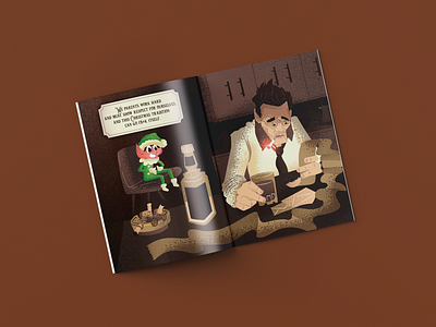 Eff the Elf: A Despicable Tradition adult book characters christmas design elf holiday illustration parody xmas