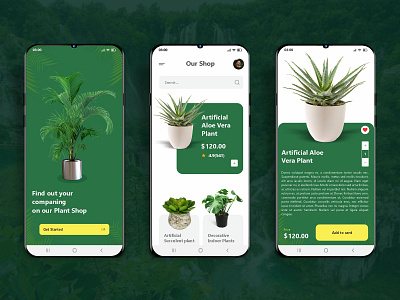 Ecommerce Plant App Design | A innovative Design app design graphic design ui ux