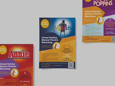 Creative Flyer Series for Music Workshops adobe illustrator brand marketing branding brochure design business design company design creative design creatives educational design flyer design graphic design layout leaflet marketing design musical theme poster design print design template visual design visual identity