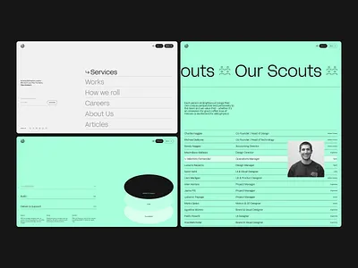 BRIGHTSCOUT branding brightscout clean design digital digital agency minimal simple ui web website