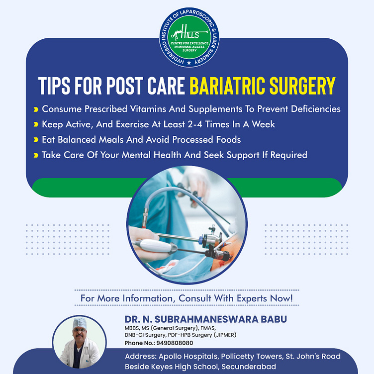 tips-for-post-care-bariatric-surgery-by-subrahmaneswara-babu-on-dribbble