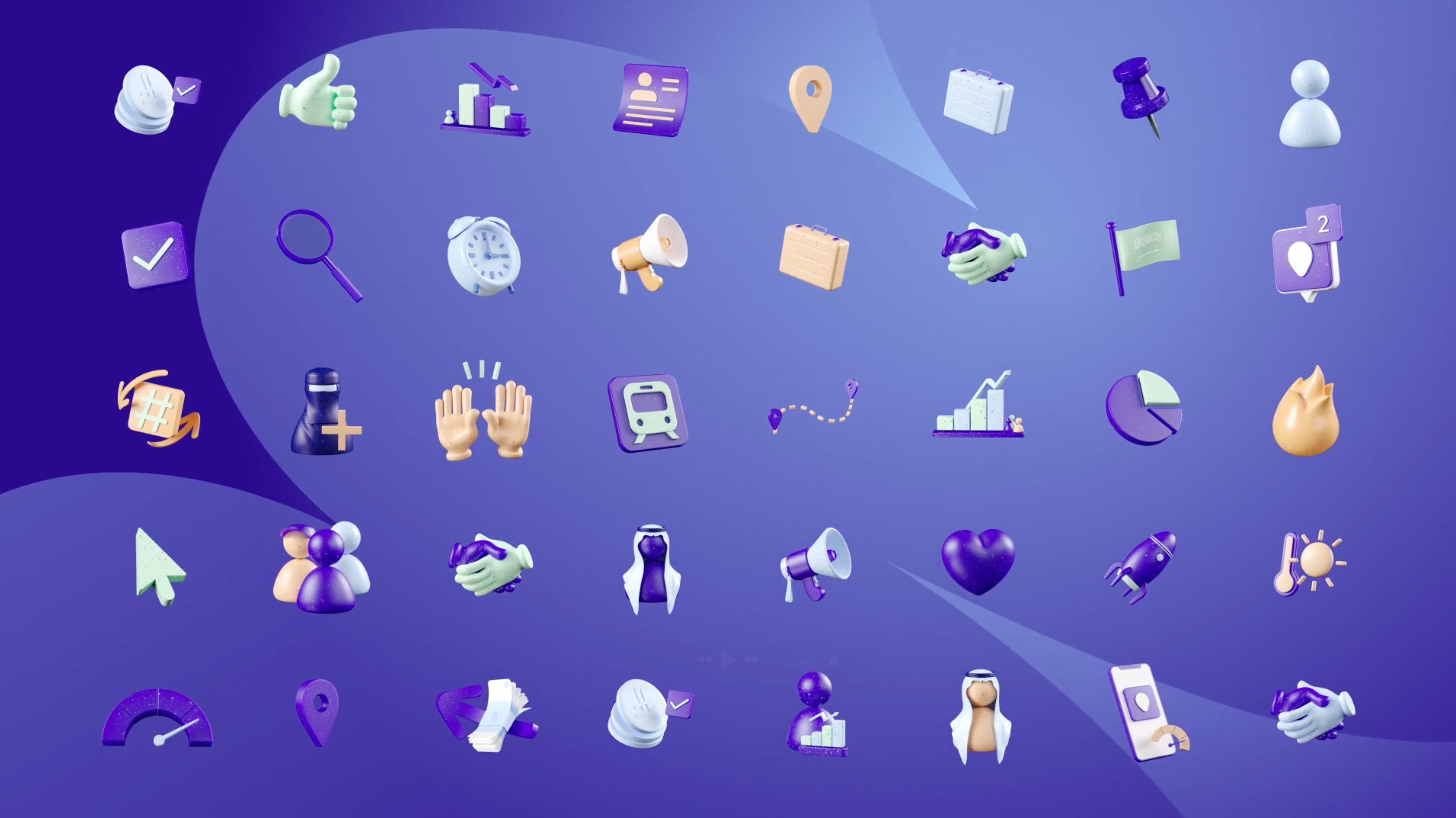 Custom 3D Icons & Visual Language for Opus 3d 3d animation 3d icons animation branding graphic design icons logo motion design motion graphics ui website