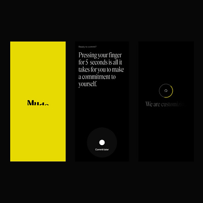 Mude App animation design gif redesign ui ux