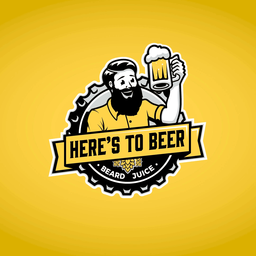 Here's to Beer Animation after effects animation beer design graphic design illustration illustrator logo motion graphics typography vector