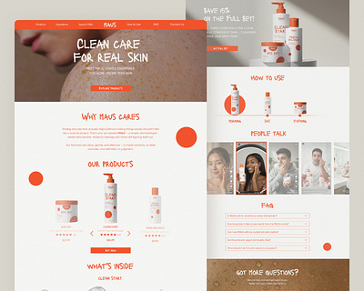 Soft Skin, Soft UI. Product & Landing Page Design branddesign graphic design interactiondesign landing landingpage minimaldesign productdesign skincarebrand skincaredesign teenbrand uidesign uiuxdesign webdesign