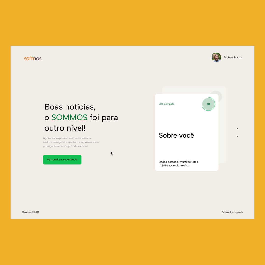 Sommos Home Animation animation redesign ui ux