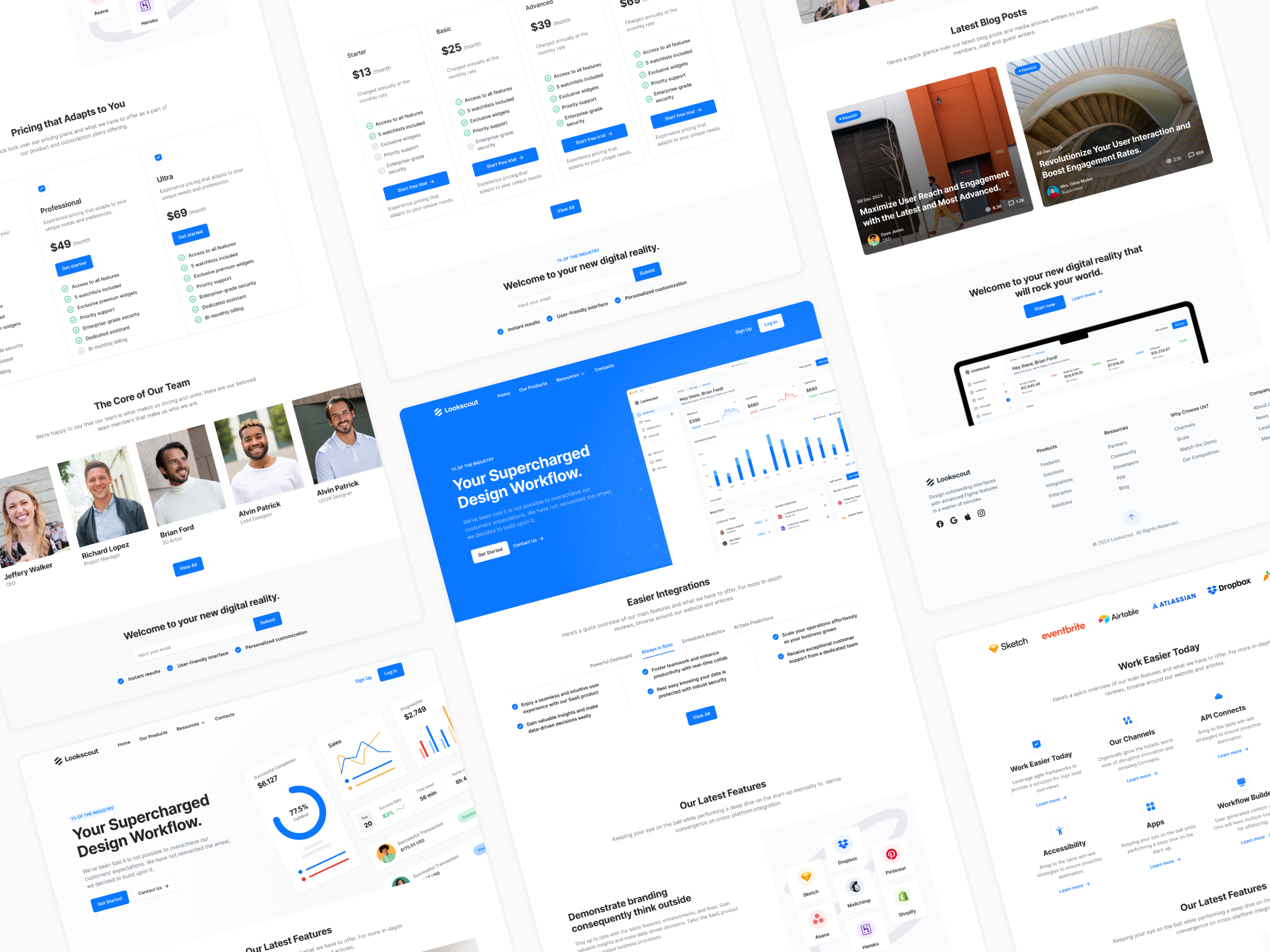 Example of Website / Landing Page Design