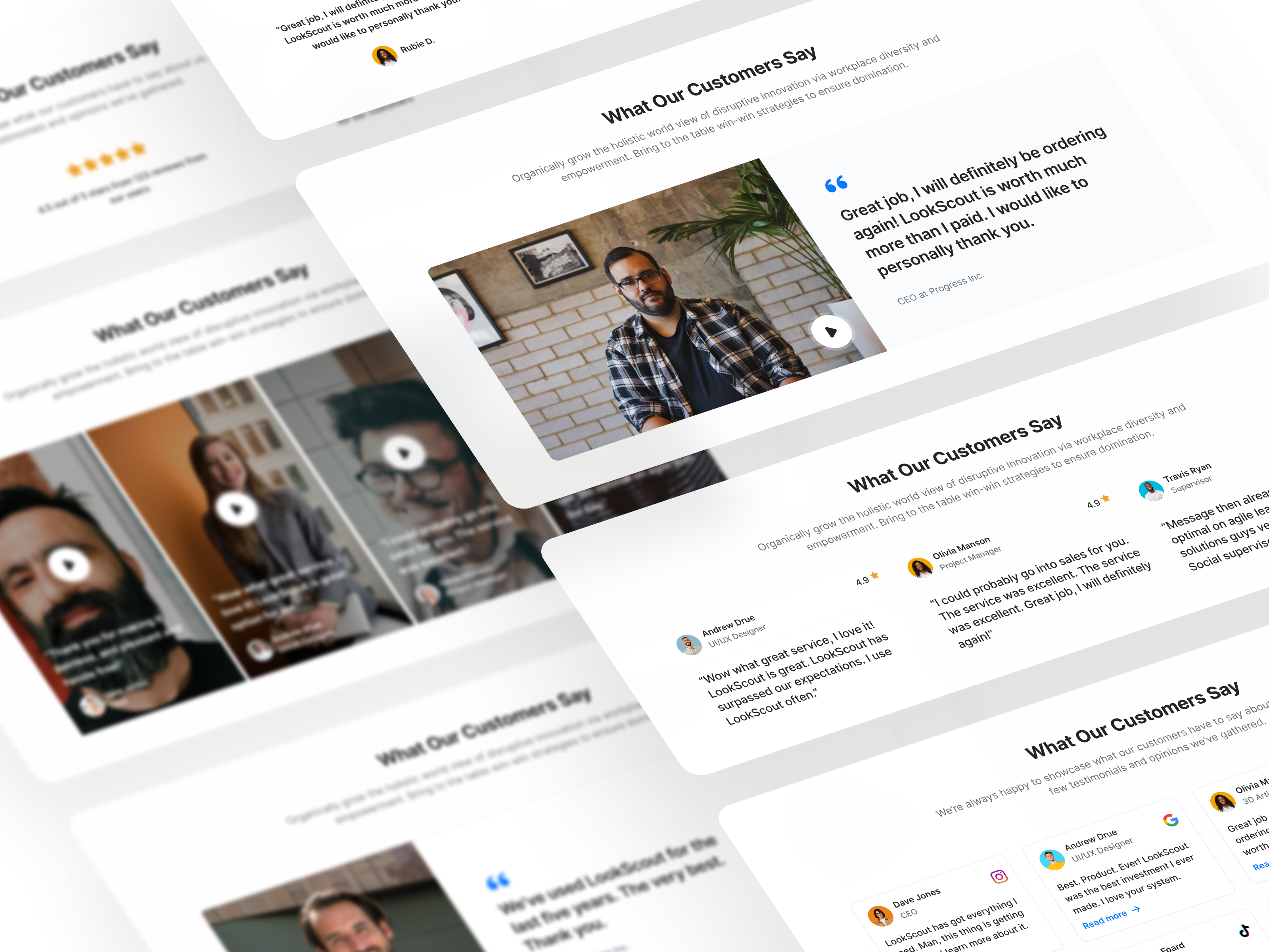 Example of Website / Landing Page Design