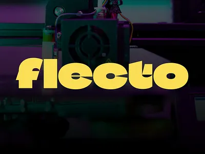 flecto - a final look brand logo logo logo design logomark logotype modern production studio wordmark