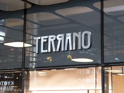 Branding with Terrano - Display Sans Serif Font brand identity branding design font fonts free futuristic font graphic design illustration industrial logo logo design mockup modern sans serif type type design typeface typography visual identity