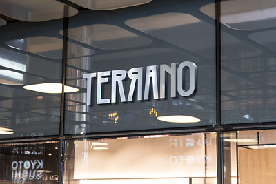 Branding with Terrano - Display Sans Serif Font brand identity branding design font fonts free futuristic font graphic design illustration industrial logo logo design mockup modern sans serif type type design typeface typography visual identity