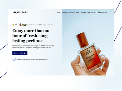 Bengaluru – Premium Perfume E-Commerce Website Design branddesign conversiondesign design dribbble ecommerce figma fragrance landingpage minimal mockup onlinestore perfume shopifydesign ui uiux webdesign