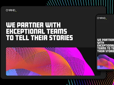 CMAND Website and Brand Redesign branding creative web design website website redesign