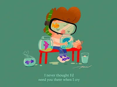 Crying avril cartoon character color cry crying cute design illustration lavigne quote tears