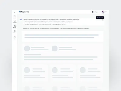 Query Formulation Skeleton — Tags aiassistant cleandesign dashboardui datamanagement datatools figmaui formdesign interface llm minimaldesign modernui productivitytool querybuilder querydesign saasui techproduct uipatterns uxui webappdesign workflowdesign