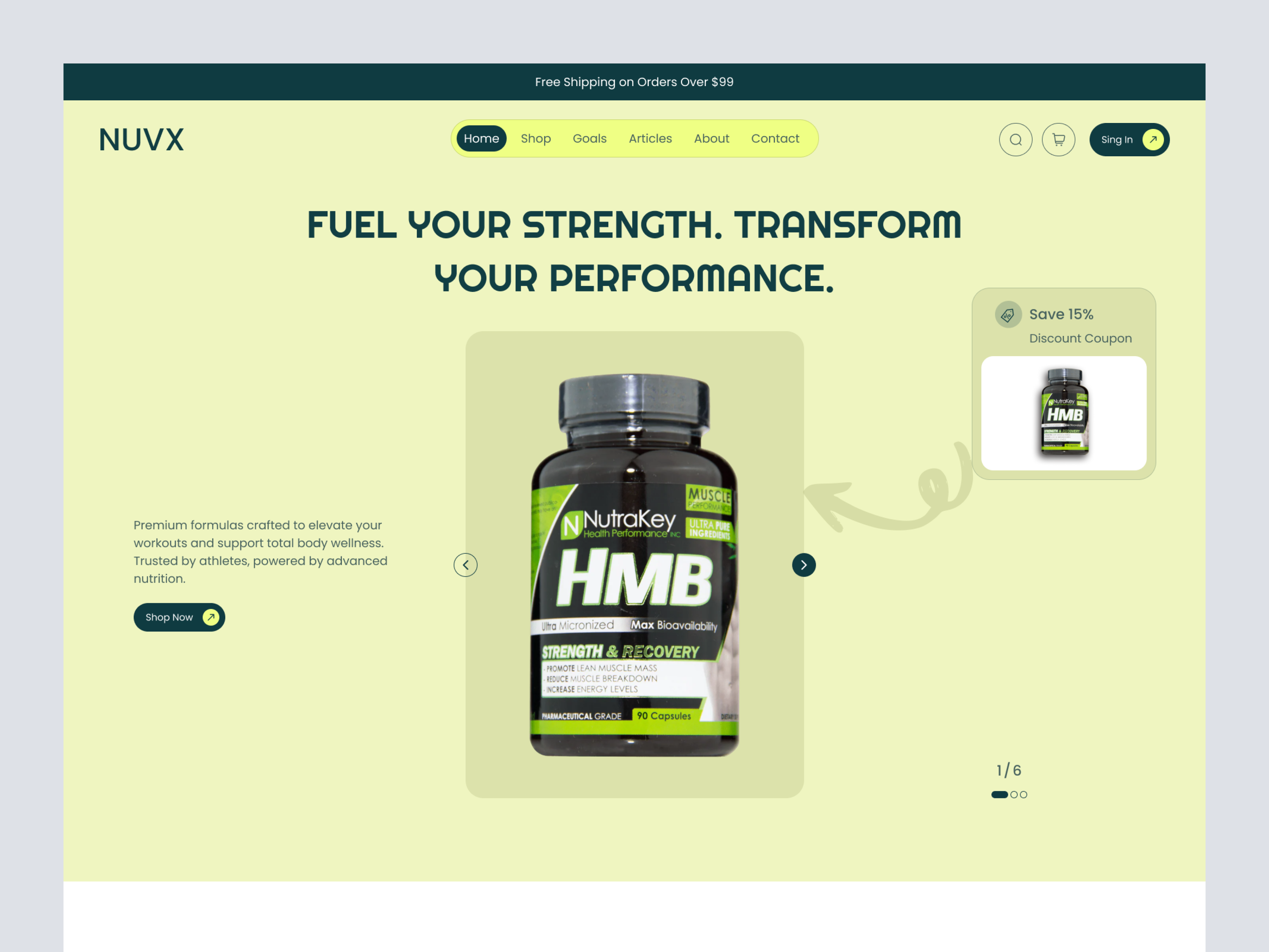 Health Supplements and Fitness website fitness supplements health supplements shopify shopify design shopify ecommerce shopify store shopify website supplements website