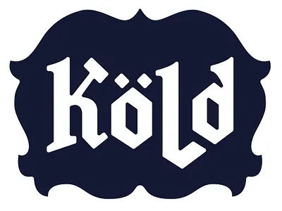 Köld beer logo vintage