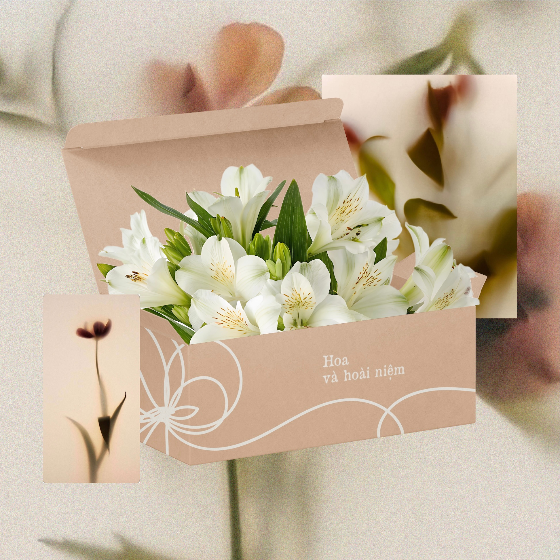 CỤI HOA BRAND IDENTITY branding design graphic design illustration logo logo design