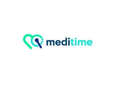 meditime logo design 3d branding graphic design logo