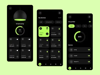 Smart Home App app design mobile app ui design uiux uiux deisgn user experience user interface design ux design
